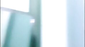 Asian Crossdresser Masturbates in Restroom