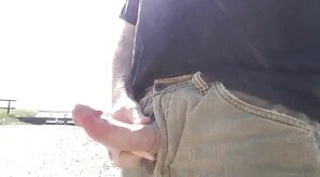 Public Boat Masturbation and Cum Shot