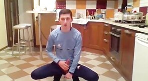 Hunk's Secret Masturbation Tape  by Amateur Cameraman