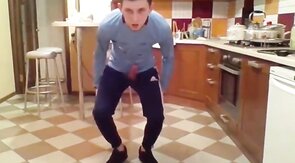 Hunk's Secret Masturbation Tape  by Amateur Cameraman