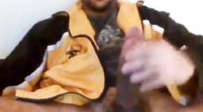 Str8 Danish Guy Cums on Paper Towel with Monstercock
