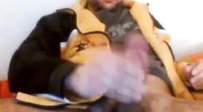 Str8 Danish Guy Cums on Paper Towel with Monstercock