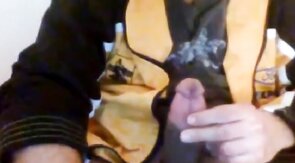 Str8 Danish Guy Cums on Paper Towel with Monstercock
