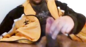Str8 Danish Guy Cums on Paper Towel with Monstercock
