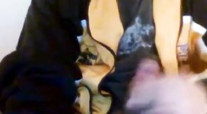 Str8 Danish Guy Cums on Paper Towel with Monstercock