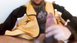 Str8 Danish Guy Cums on Paper Towel with Monstercock