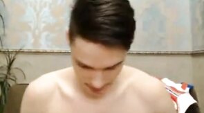 Twink's Amateur Handjob and Cum Tribute Dream