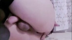 Crossdresser Cums Hands-Free on Webcam