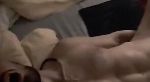 Muscular Serbian Twink Plays with His Black Dildo!