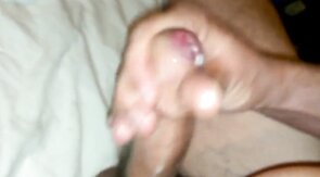 Uncut Cock Shoots Cum - Big Load Handjob