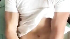 Twink Couple's Webcam Masturbation Session