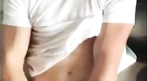 Twink Couple's Webcam Masturbation Session