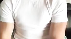 Twink Couple's Webcam Masturbation Session