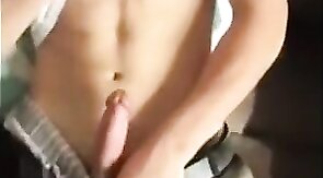 Twink Couple's Webcam Masturbation Session