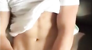 Twink Couple's Webcam Masturbation Session