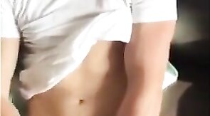 Twink Couple's Webcam Masturbation Session