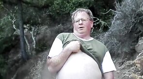 Bear Daddy Jerks Off