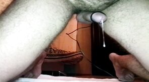 Amateur BDSM Masturbation with E-stim Sex Toys
