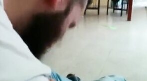 Straight Guy's First Blowjob