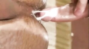 Bareback Anal Sex with Big Dick Hunk and Small Cock Amateur