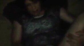 Sissy Crossdresser Explodes from Bareback Fuck