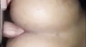 Amateur Black Interracial: Novinho Takes it Up the Round Bubble Butt