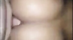 Amateur Black Interracial: Novinho Takes it Up the Round Bubble Butt
