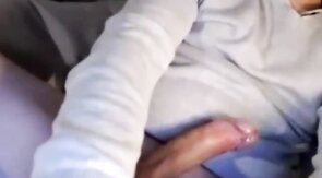 Belgian Guy Strokes His Big Cock on Webcam