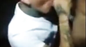 Latino Tattooed Guy Sucks to Join Reminez Gang