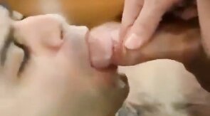 Big-Cock Webcam Man Spills Leche Condensada
