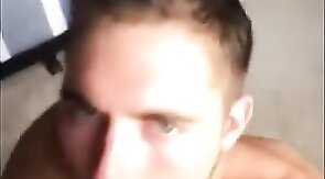 Sucking a Thick Cock - Amateur Hunk Blowjob