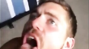 Sucking a Thick Cock - Amateur Hunk Blowjob