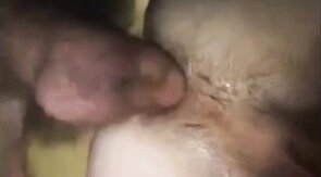 Muscular hairy top barebacks verbal bottom