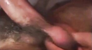 Muscular hairy top barebacks verbal bottom