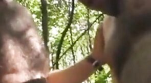 Barebacking Outdoor with Amateur Bear