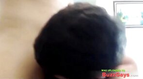 Big-Dick Brazil Hunk Spanks Russian Stud