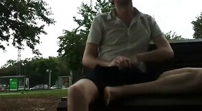 Big Cock Wank Outdoors