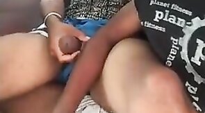 Huge Black Cocks Masturbating In A Car