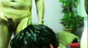 Bareback Blowjob with Turkish Crossdresser Hasret