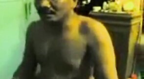 Indonesian Bareback: Smoking Top Fucks Younger Bottom