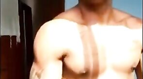 Muscular Latin Amateur Tops Perfectly