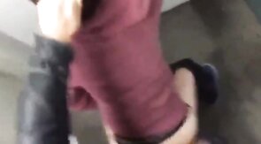 Staircase Bareback: He Takes It Deep