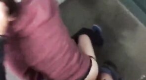Staircase Bareback: He Takes It Deep