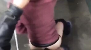Staircase Bareback: He Takes It Deep