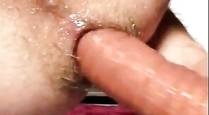 Twink Deep Anal with Long Worm Sex Toy