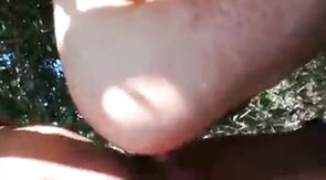 Big-Cock Daddy Loves Foreskin Outdoors