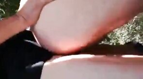 Big-Cock Daddy Loves Foreskin Outdoors