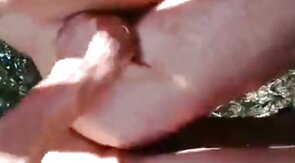 Big-Cock Daddy Loves Foreskin Outdoors