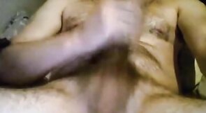 Daddy Strokes His Foreskin on Webcam