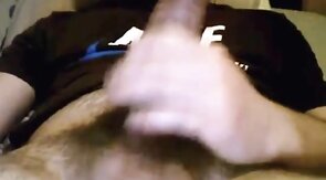 Daddy Strokes His Foreskin on Webcam
